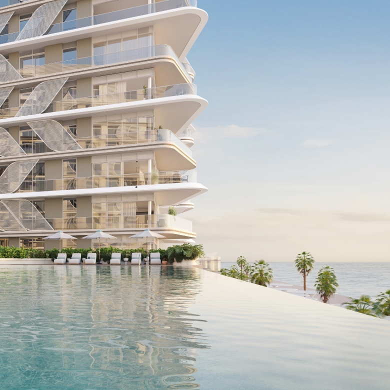 FAHID BEACH TERRACES 13 Fahid Beach Residences – 2-Bedroom + Maid Apartment with Sea View |